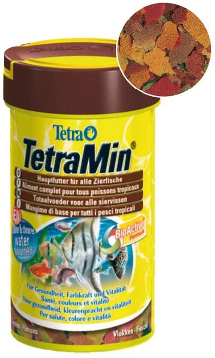 Actual product image Tetra TetraMin Flakes (Ornamental Fish, 250 ml)