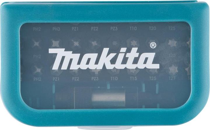 Produktbild Makita P-73374 Set 31teilig (Innensechsrund TX M10, Innensechsrund TX M15, Innensechsrund TX M20, Kreuz Phillips PH M1, Kreuz Phillips PH M2, Innensechsrund TX M8, Innensechsrund TX M25, Innensechsrund TX M27, Innensechsrund TX M40, Kreuz Pozidriv PZ M1, Kreuz Pozidriv PZ M2, Kreuz Phillips PH M3, Kreuz Pozidriv PZ M3)