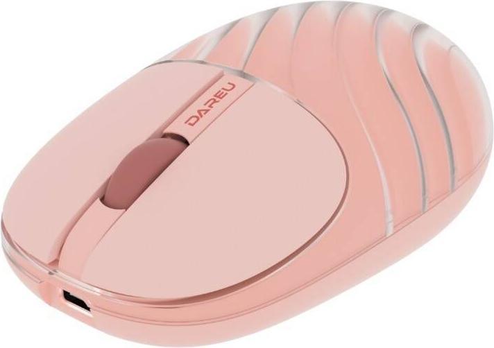 Actual product image Dareu LM135D Wireless Mouse Pink (Cable)