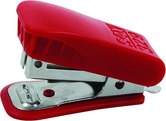 SAX Stapler 329, 20-sheet stapler, red, free staples (20 Sheets)