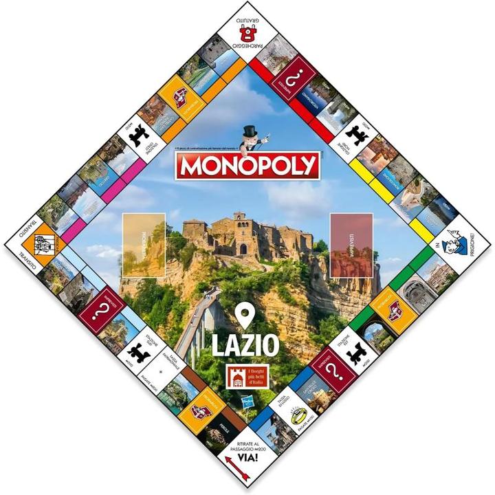 Produktbild Winning Moves Monopoly - I Borghi Più Belli D'Italia - Lazio