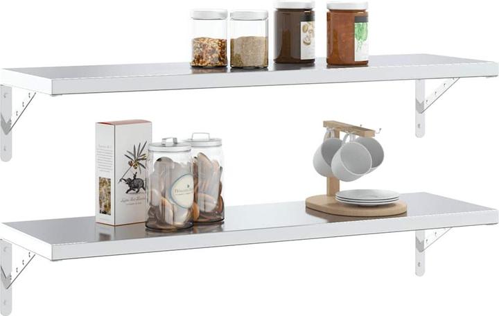 Produktbild VidaXL Regalträger 4 Stk. Edel