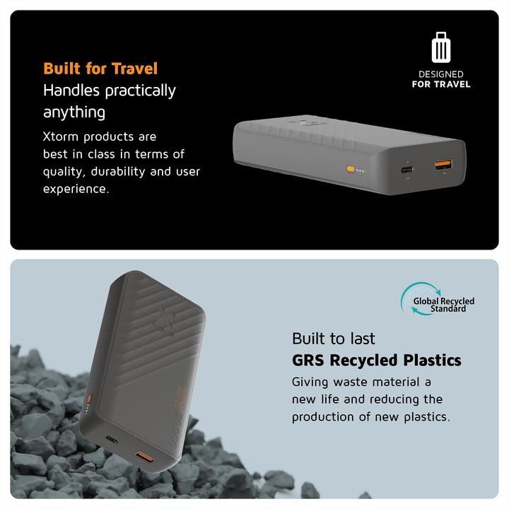 Produktbild Xtorm Go2 Series Fan Edition (20000 mAh, 20 W, 74 Wh)