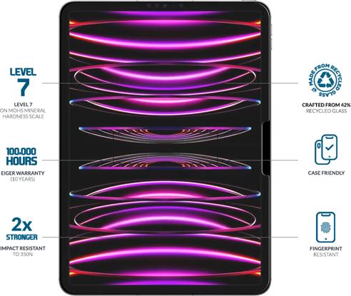Produktbild Eiger Mountain Glass Clear (1 Stück, iPad Pro 13 2024 (M4), iPad Air 13 2024 (M2))