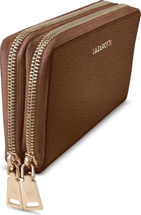Actual product image Lazarotti Bologna Leather wallet RFID protection leather 20 cm