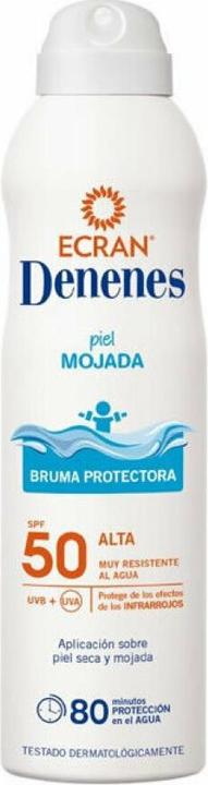 Actual product image Denenes SOL WET SKIN spray protector invisible SPF50 250 ml (Sun spray, SPF 50, 250 ml)