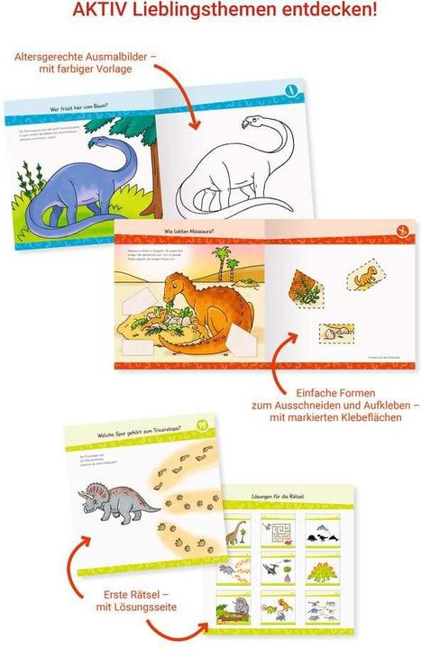 Immagine prodotto Ravensburger Wieso? Weshalb? Warum? junior Aktiv: Dinosaurier (Tedesco, Broska Elke, 2023)