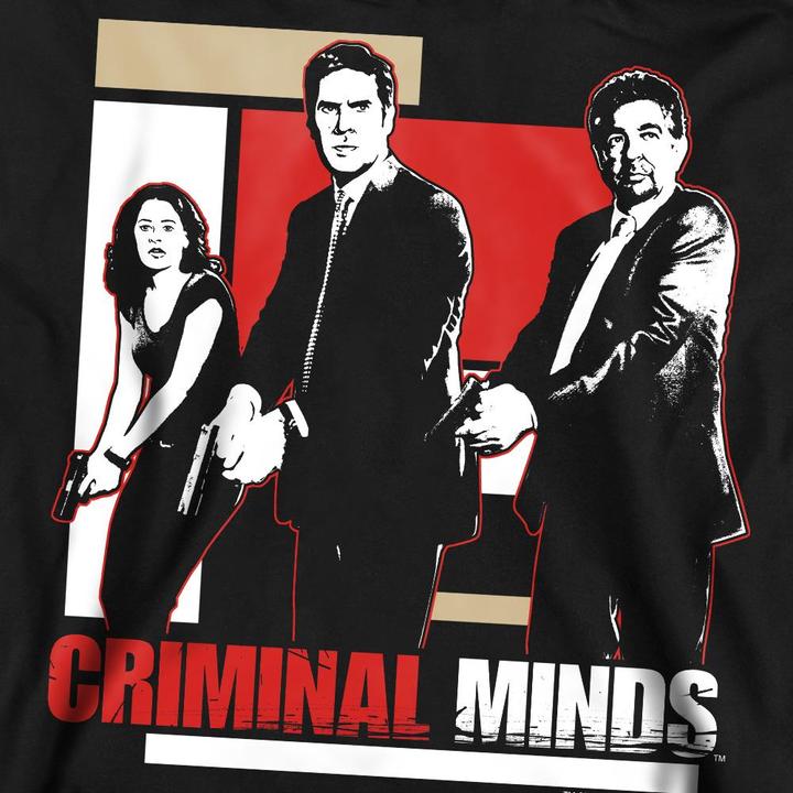 Immagine prodotto Criminal Minds Guns Drawn Felpa Adulto Unisex (M)