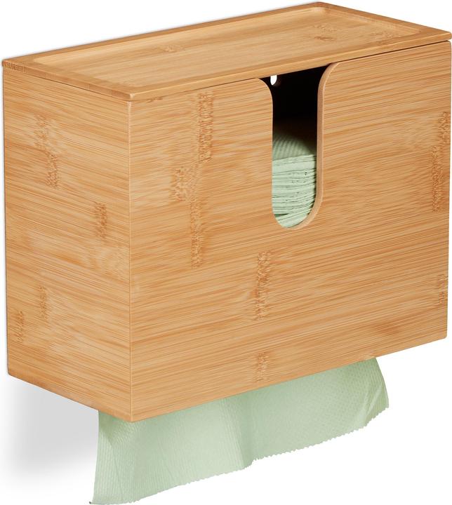 Relaxdays Distributore di asciugamani di carta