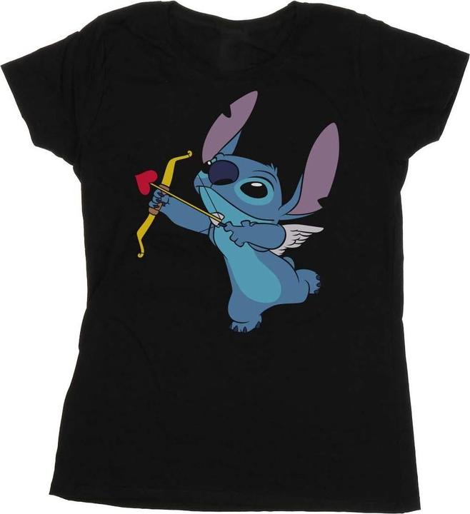 Disney Lilo And Stitch Stitch Cupid Valentines TShirt (XL)