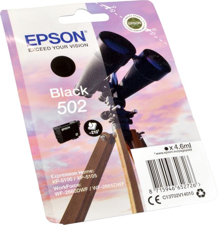 Image du produit Epson Encre/502 Binoculaire BK SEC (CF)
