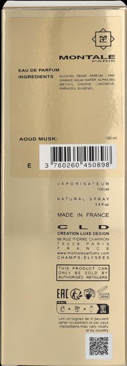 Image du produit Montale Aoud Musk (Eau de parfum, 100 ml)