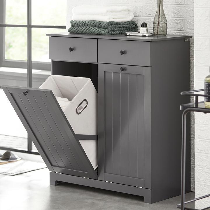 Produktbild SoBuy Wäscheschrank mit 2 Wäschesäcke