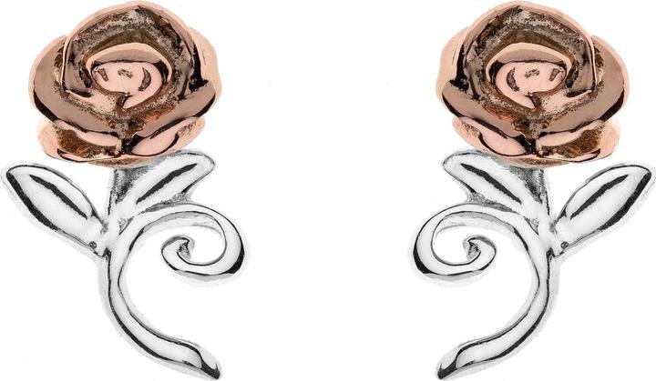 Produktbild Disney Ohrringe Schöne und das Biest Rose, 925 Sterling Silber (925er Silber)