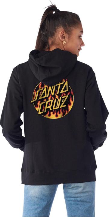 Santa Cruz Thrasher Flame Dot Boyfriend Hoody