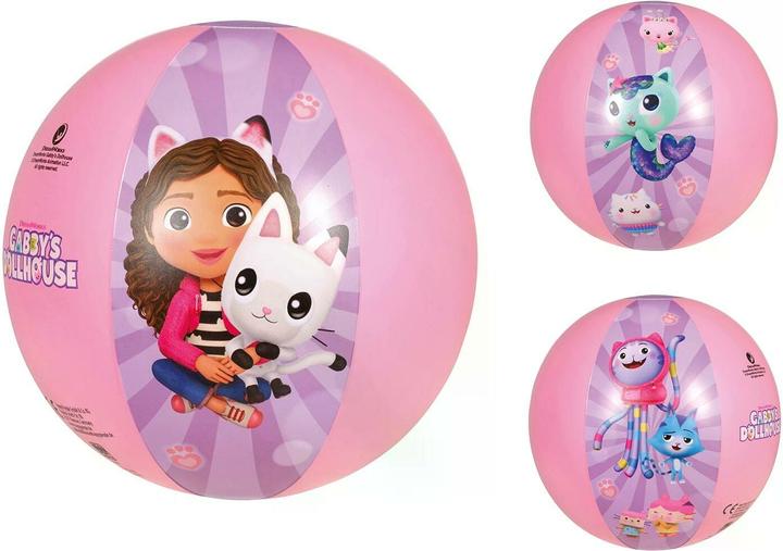 Happy People HAPPYPEOPLE Ballon de plage Gabby's Dollhouse, gonflé environ 29 cm