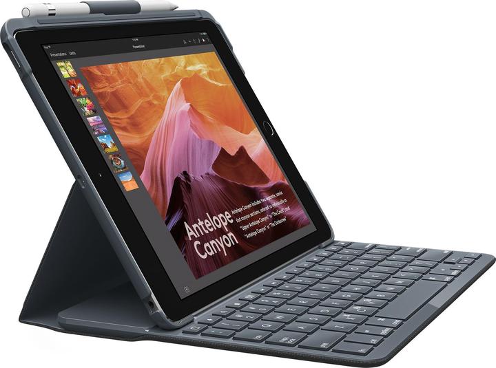 Logitech slim folio (CH, iPad 2017 (5e gène), iPad 2018 (6e gén.))