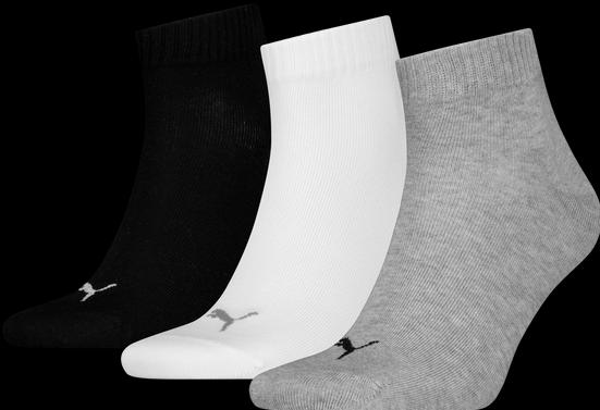 Produktbild Puma Unisex Quarter Plain 3p (3er Pack, 39 - 42)