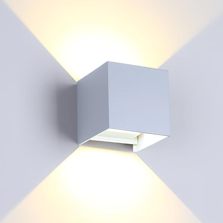 Produktbild Hermex LED-Fassadenleuchte Wandleuchte Wandstrahler Wandlampe Up-Down-Wandleuchte (1000 lm, IP65)