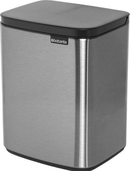 Produktbild Brabantia Bo Prullenbak - 12 l - Matt Steel Fingerprint Proof (12 l)