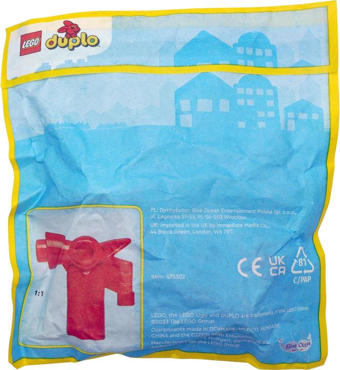Produktbild LEGO Feuerwehrmann mit Feuerloescher - 472302 NEU! Menge 1x (472302)