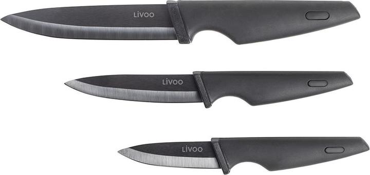 Image du produit Livoo Bloc 3 couteaux céramique avec support
