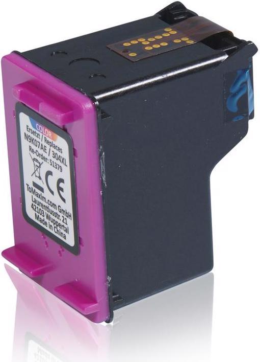 Produktbild Inkadoo Druckerpatronen kompatibel zu HP N9K07AE / 304XL XL Druckkopfpatrone, color Farbe (Color)