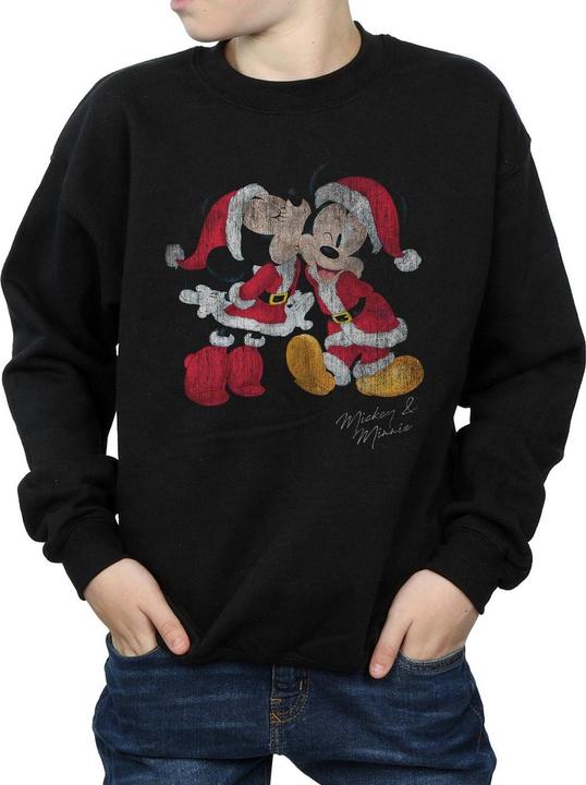 Produktbild Disney Mickey And Minnie Christmas Kiss Sweatshirt Jungen (140, 146)