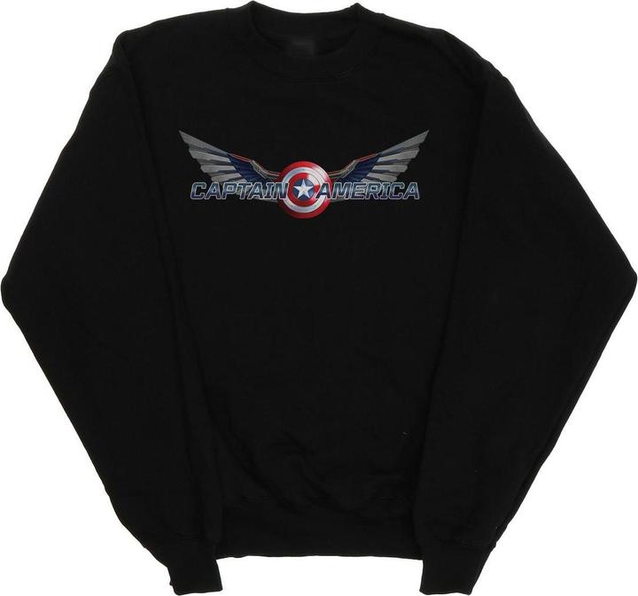 Falcon And The Winter Soldier Captain America Logo Sweatshirt (S)