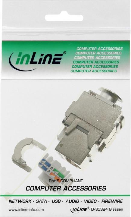 Produktbild InLine RJ45 Bu/LSA Einsatz (Kabel Zubehör)