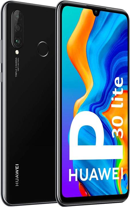 Image du produit Huawei P30 Lite (4GB) (128 Go, Midnight Black, 6.15", Double SIM hybride, 48 Mpx, 4G)