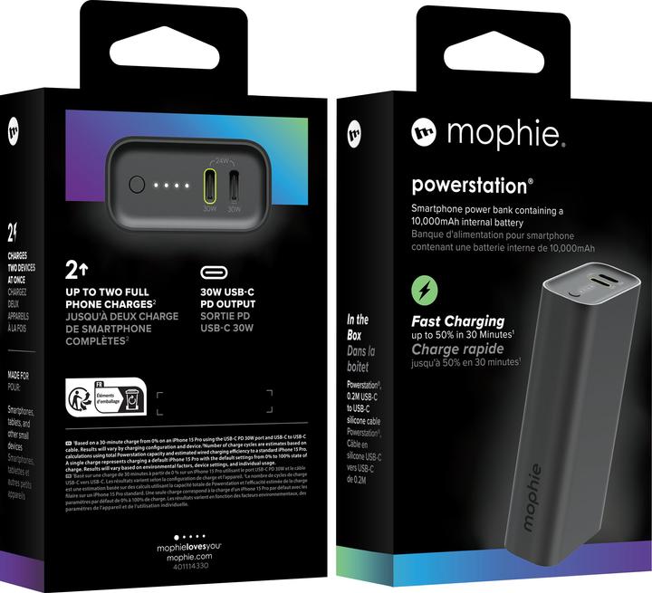 Produktbild mophie Powerstation (10000 mAh, 30 W, 30 Wh)