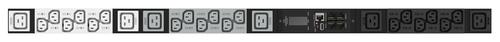 Immagine prodotto HPE G2 Metered Vertical Half-Height - Unità di distribuzione dell'alimentazione (montabile in rack)
