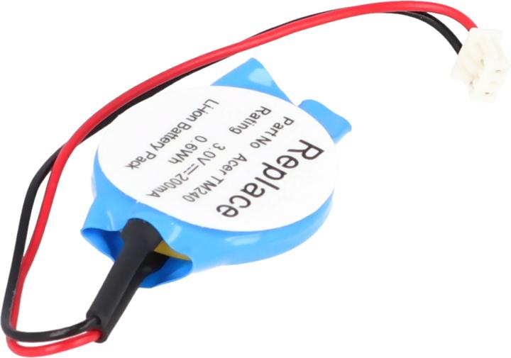 Produktbild Acer Travelmate 240 BackUp CMOS Batterie mit Kabel und Stecker (200 mAh)