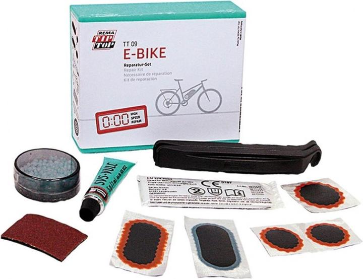 Actual product image Rema Tip Top TT09 repair kit for e-bike