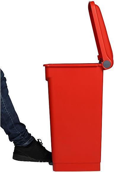 Produktbild kaiserkraft Kunststoff-Tretabfallsammler (70 l)