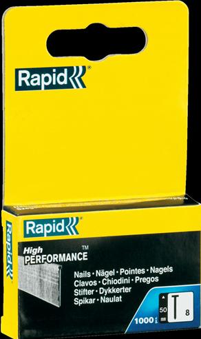 Produktbild Rapid Typ 8 Nägel 50 mm Edelstahl (1000 Stück, 50 mm)