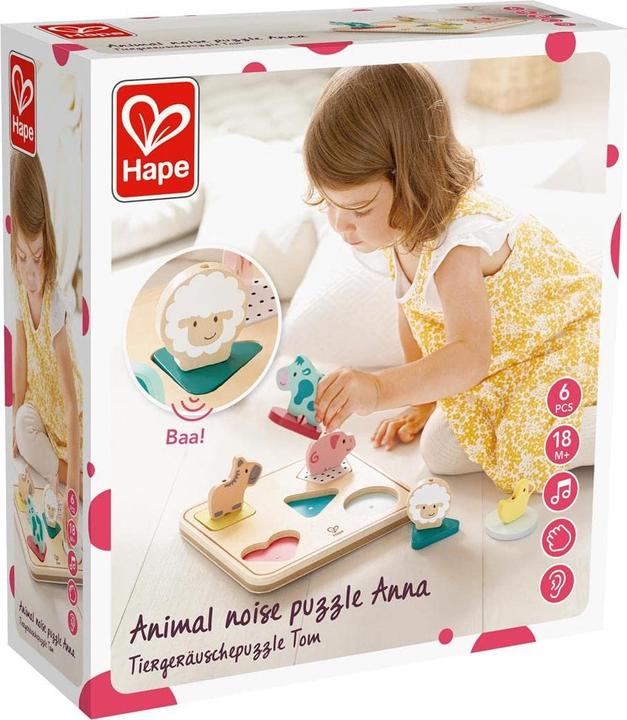 Actual product image Hape Animal sound puzzle Tom (6 pieces)