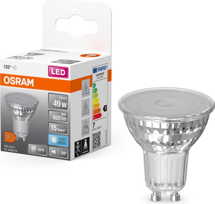 Immagine prodotto Osram Stella Par 16 (GU10, 6.90 W, 620 lm, 1 x, F)