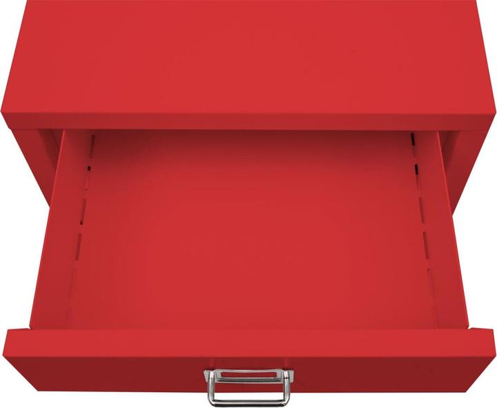 Produktbild Mendler Rollcontainer HWC-L49, Metall 55x40x41cm 4 Schubladen, rot