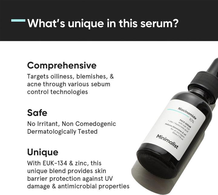 Actual product image Minimalist Niacinamide 10% Face Serum (30 ml)