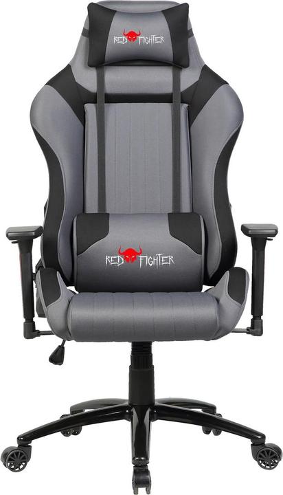 Actual product image RED Gaming chair Fighter C3 Gaming Chair, Gray