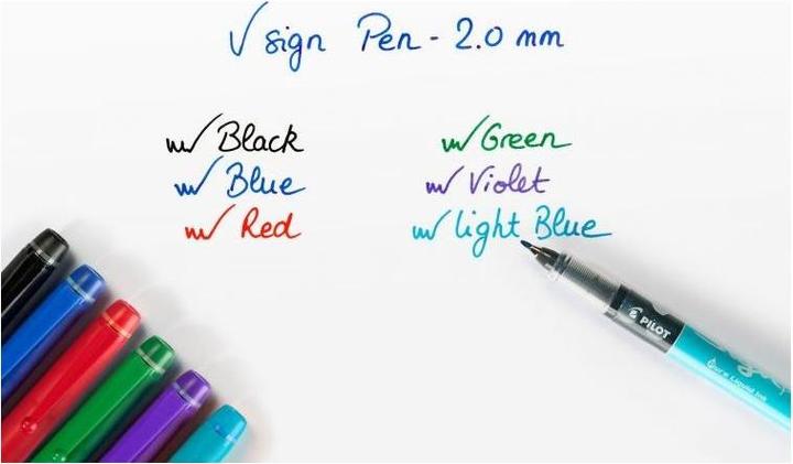 Immagine prodotto Pilot V-Sign Pen 0,6 mm SW-VSP-BL blu (Blu, 1 x)