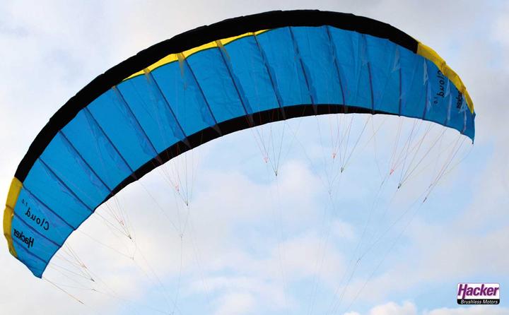 Actual product image Para-RC Paraglider "Cloud 1.0" blue (Paraglider)
