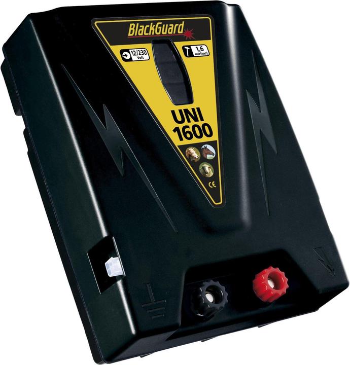 Produktbild BlackGuard Weidezaungerät UNI 1600 12/230 Volt mit Tiefenentladeschutz