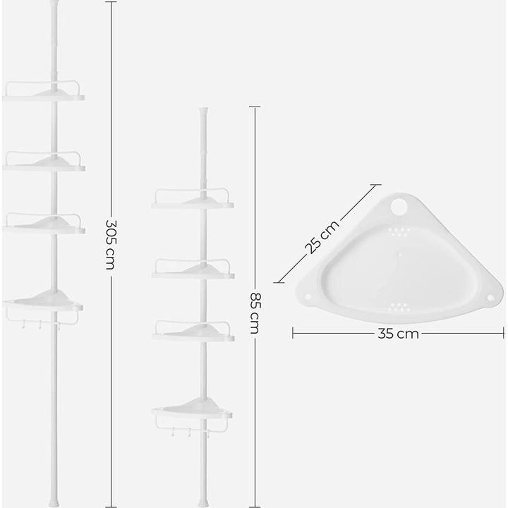 Actual product image Songmics Shower (35 x 25 x 305 cm)