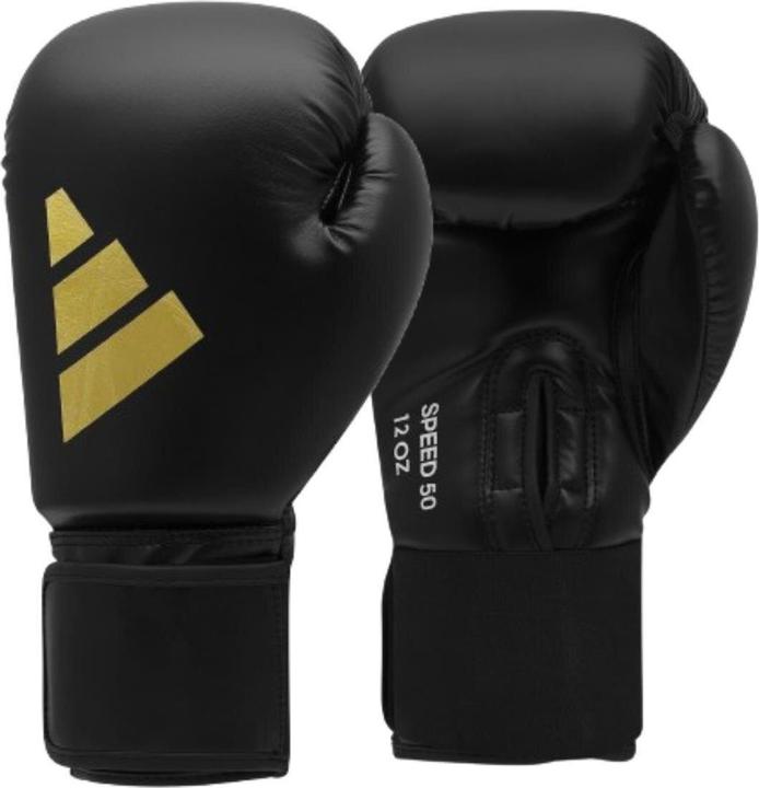 Produktbild adidas Boxhandschuhe Speed 50, ADISBG50 black/gold (4 OZ)