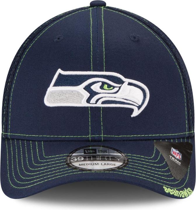 Produktbild New Era 39Thirty Stretch Mesh Cap - Seattle Seahawks - M/L (M, L)