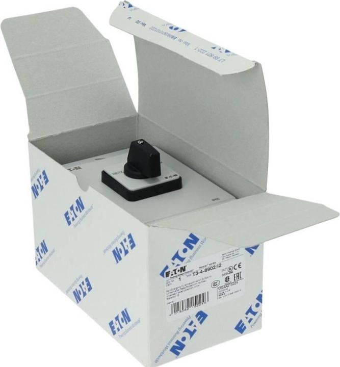 Image du produit Eaton T3-4-8902/I2 Inverseur 32A 215224 Ouvert. Cont:8 60° crt. avec 0-St. No.8902