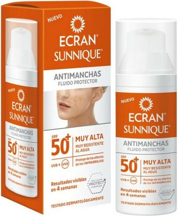 Ecran SUNNIQUE antimanchas facial SPF50+ 50 ml (Sonnencreme Gesicht, SPF 50, 50 ml)